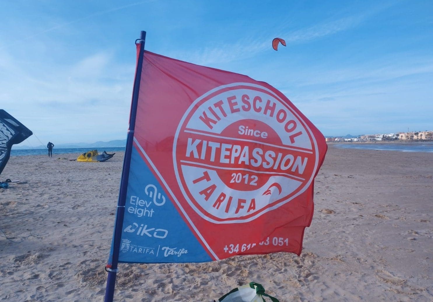 bandera kitepassion tarifa kiteschool Kitesurf in Tarifa